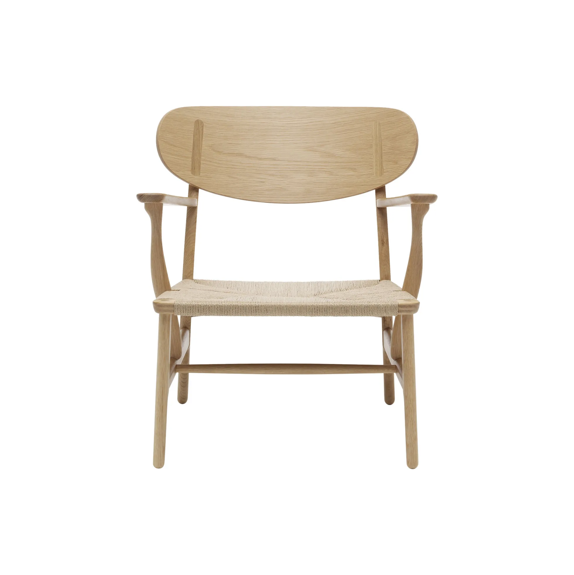 CH22 loungestol, olieret eg/natur