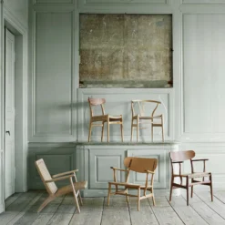 CH25 loungestol, sæbebehandlet eg/natur