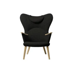 CH78 Mama Bear loungestol, dark green/sæbebehandlet eg
