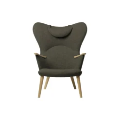 CH78 Mama Bear loungestol, green/sæbebehandlet eg