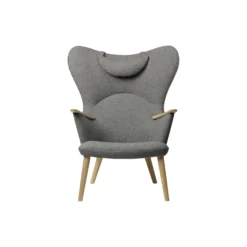 CH78 Mama Bear loungestol, grey/olieret eg