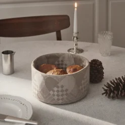 CHRISTMAS brødkurv, winter wood