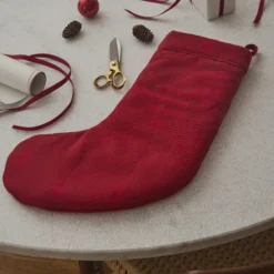 CHRISTMAS julesok, deep red