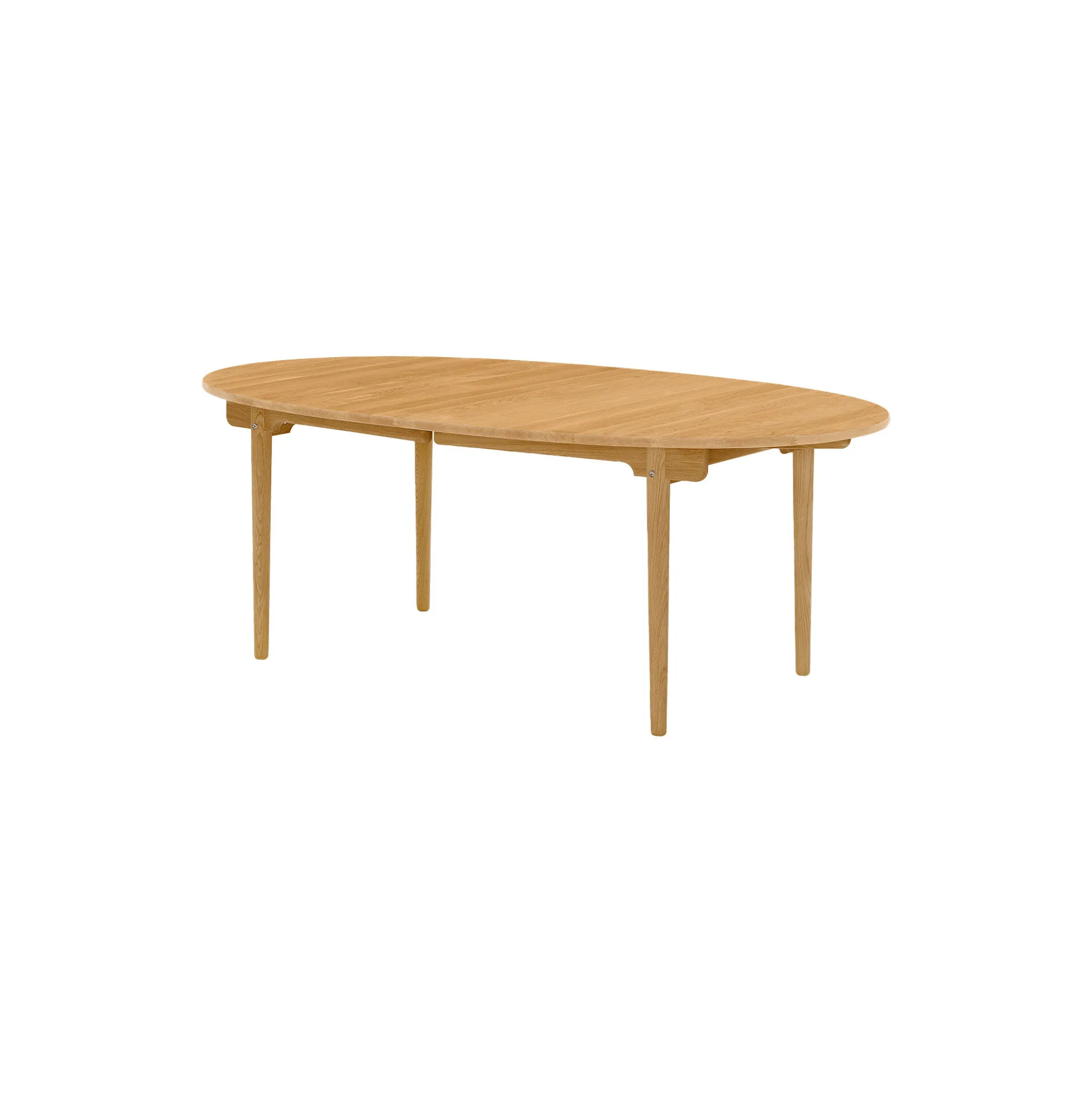 CH338 spisebord inkl. 1 x CH338I tillægsplade, olieret eg