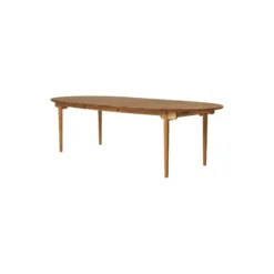 CH338 spisebord inkl. 1 x tillægsplade, teak