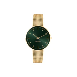 City Hall Evergreen armbåndsur, green/gold/matt gold