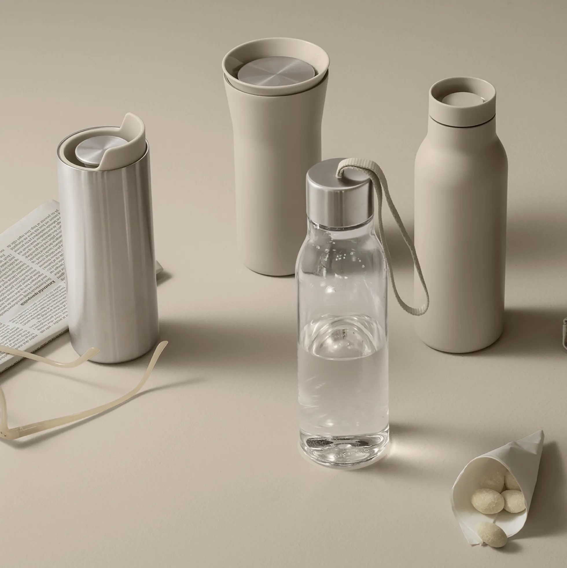 City To Go Cup Recycled, pearl beige