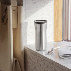 City To Go Cup, steel/black