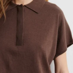 Claro Knit SS Polo, carafe