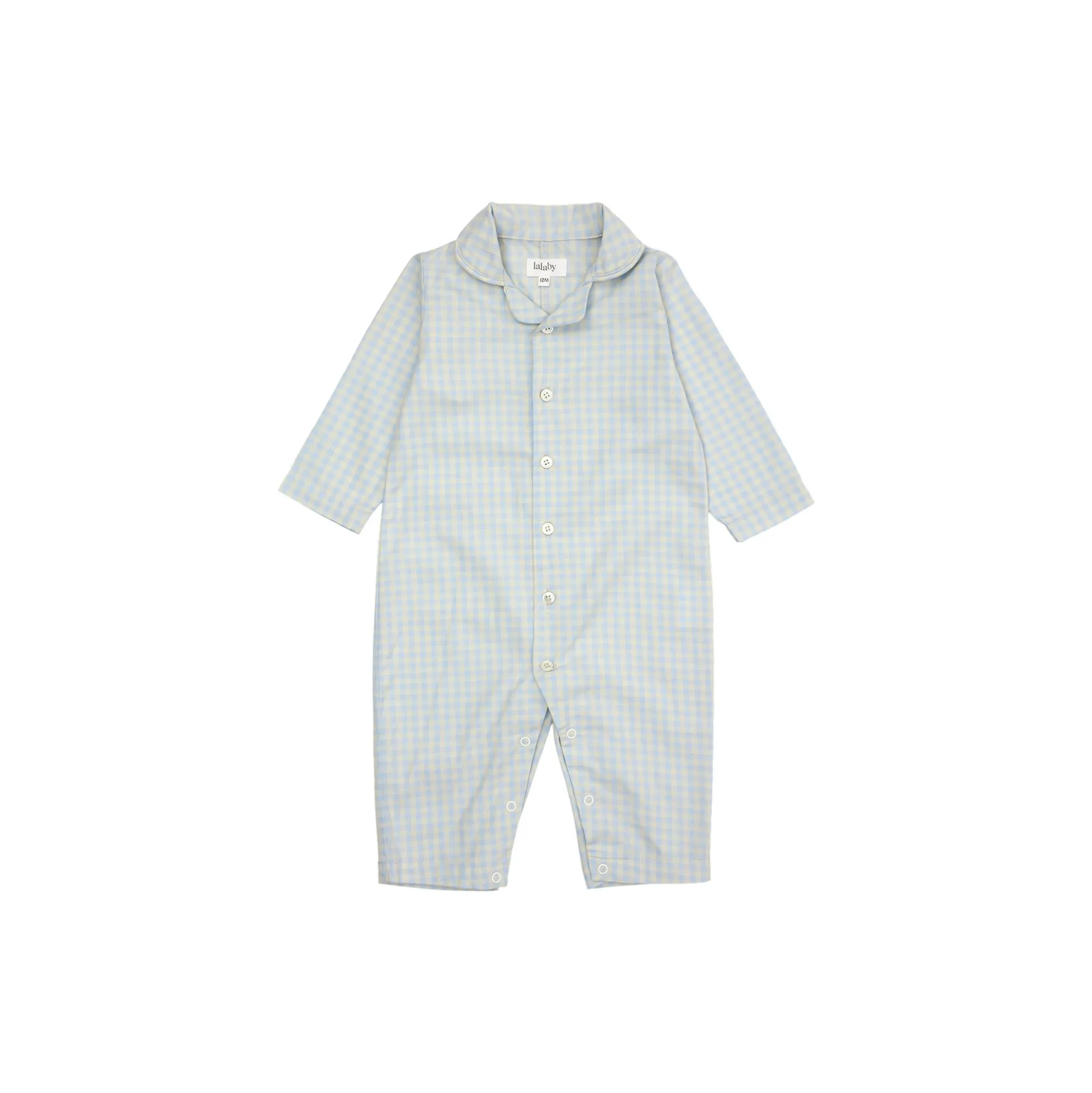 Classic PJ Suit, blue gingham