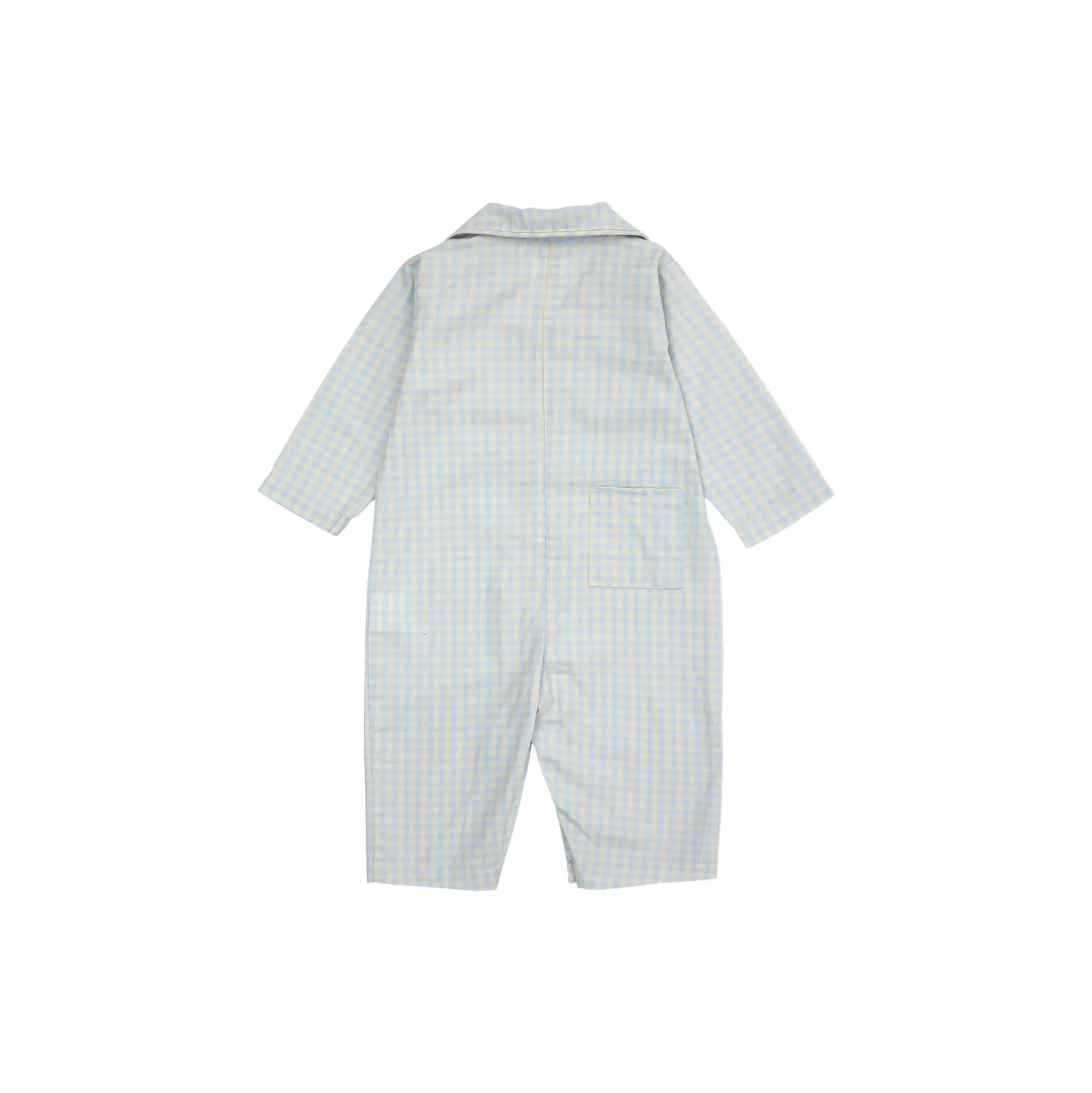 Classic PJ Suit, blue gingham