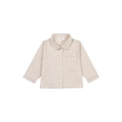 Classic Pyjamas, beige gingham