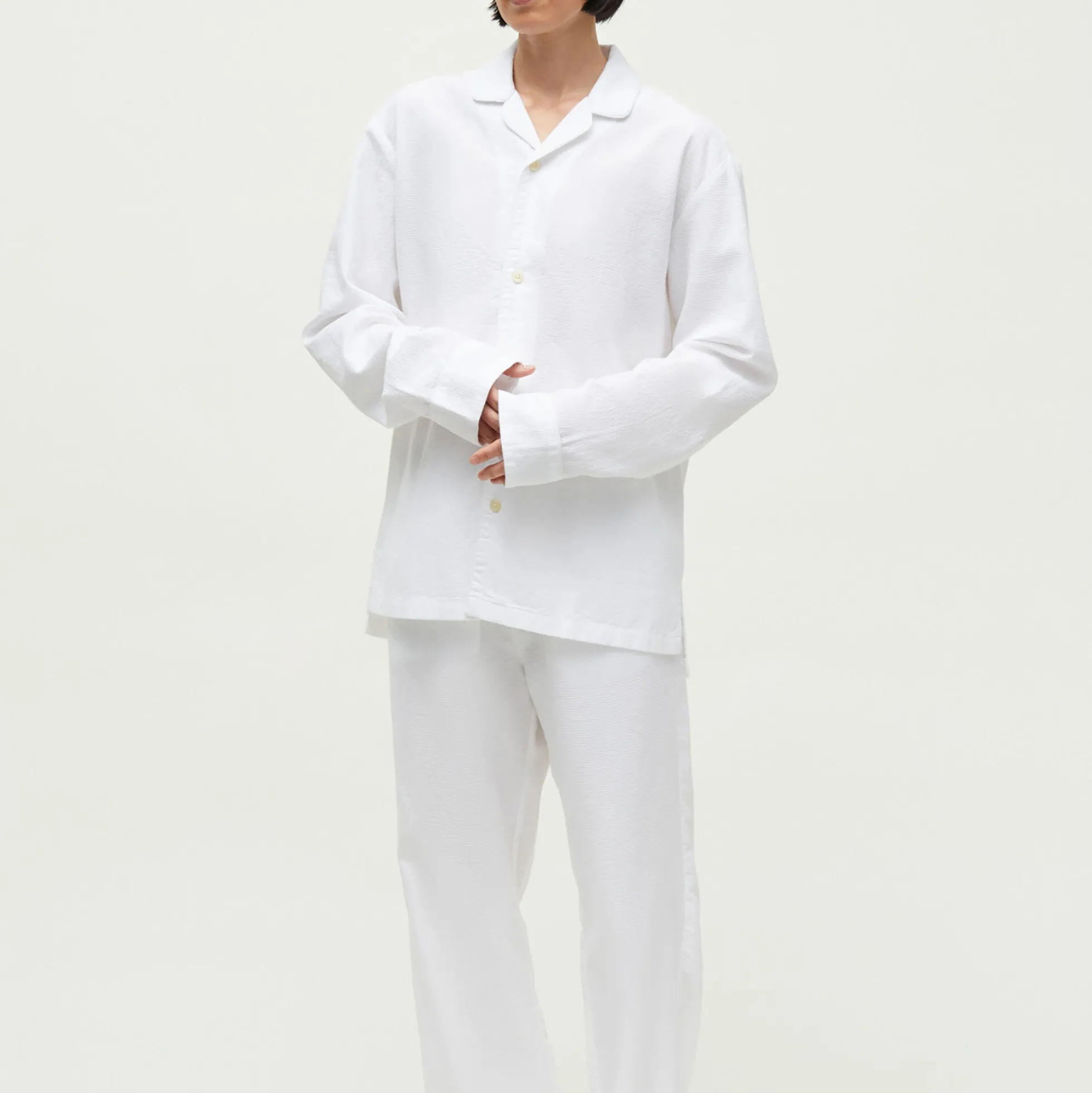 Classic Pyjamas Waffle, white