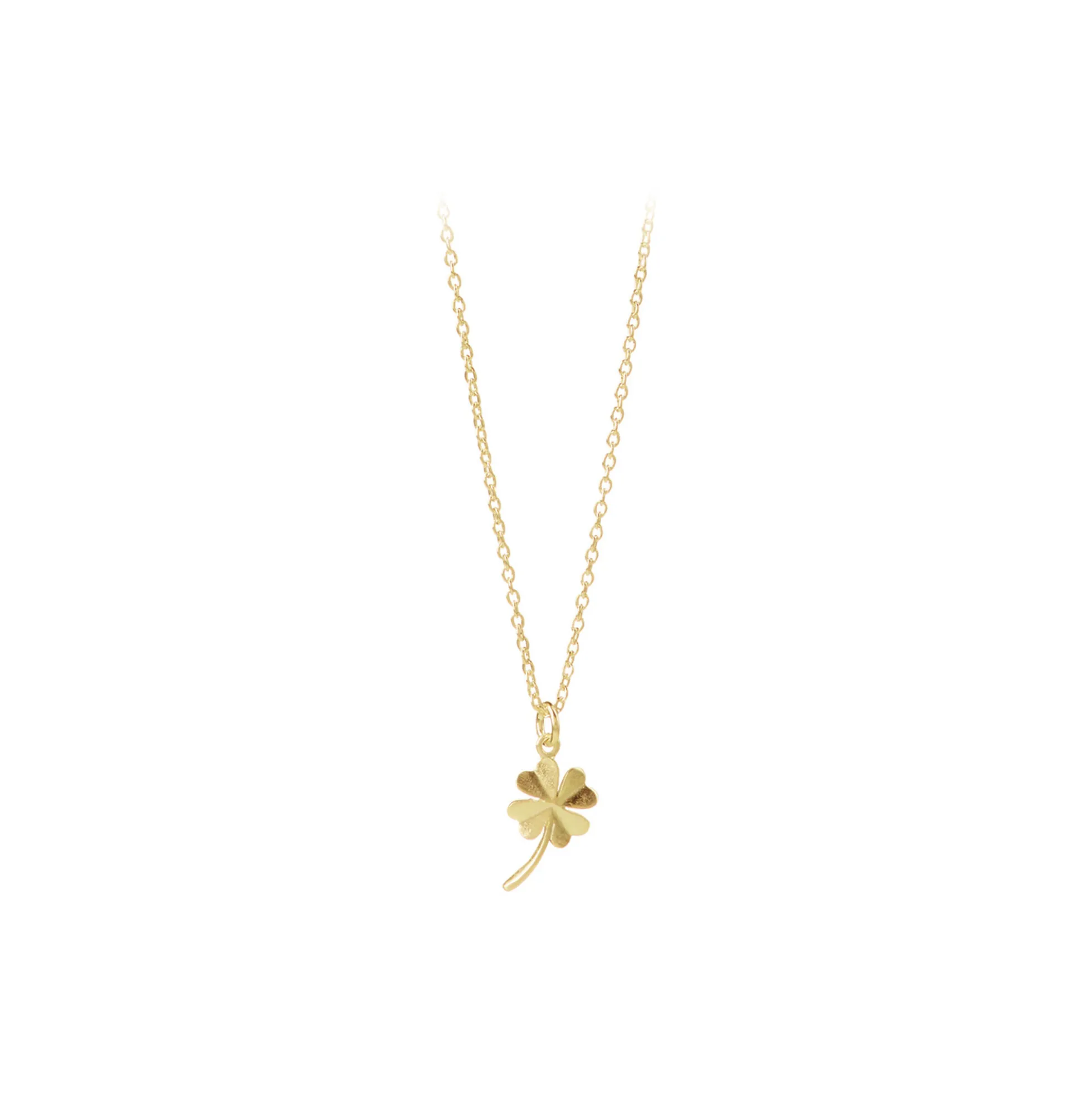 Clover halskæde, guld