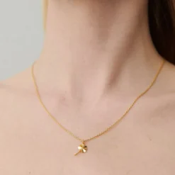Clover halskæde, guld