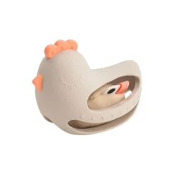 Clucky gribe- og bidelegetøj, sand