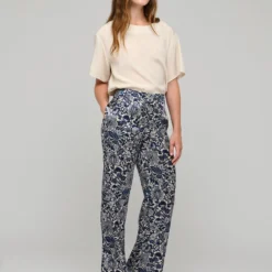 CocoDEA Trousers Straight Leg, dentelle midnight