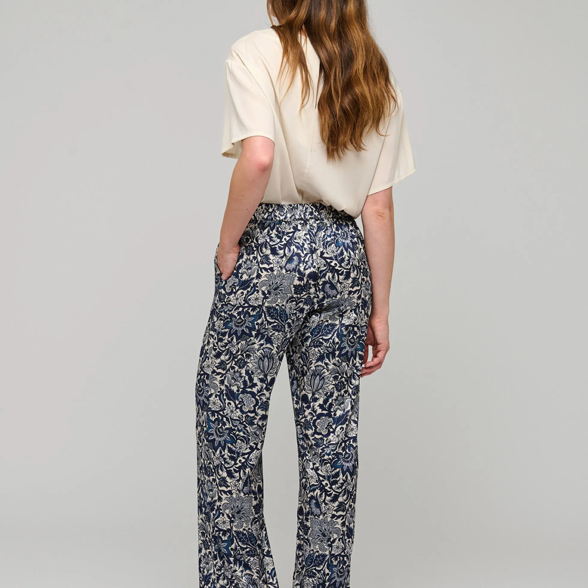 CocoDEA Trousers Straight Leg, dentelle midnight