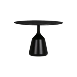 Coin Side Table, black oak