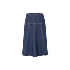 Columbo Denim Skirt, dark blue denim