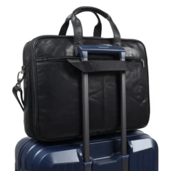 2 Compartment Laptop Briefcase, black