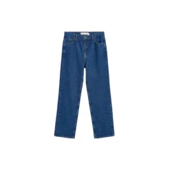 Cooper Highwaist Straight Jeans, mid blue
