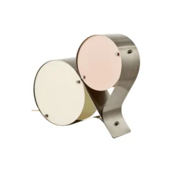 Coppia Table Lamp, ivory/blush