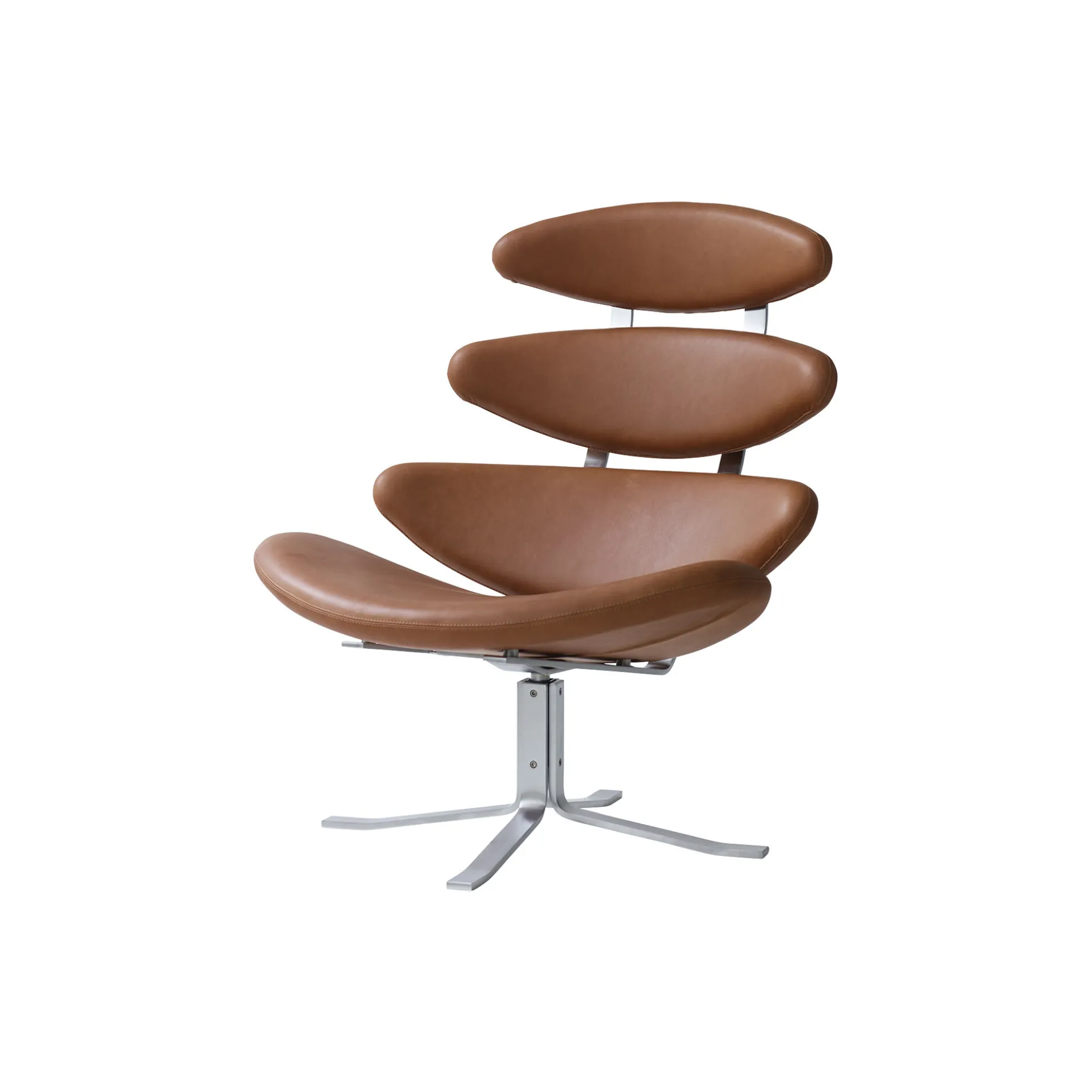 Corona loungestol, cognac
