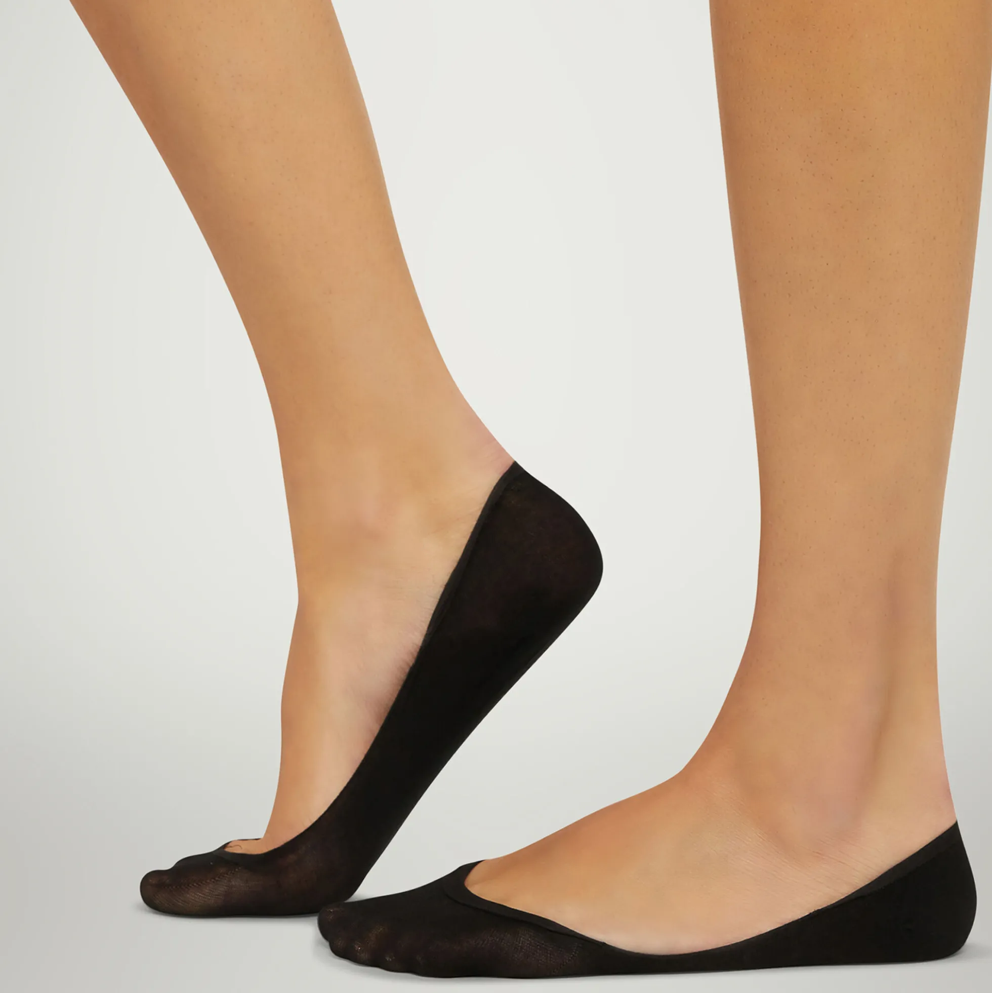 Cotton Footsies Socks, black