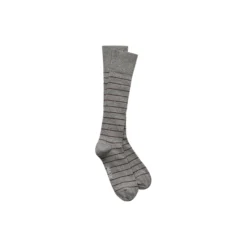 Cotton Long Socks, mix bordeaux melange