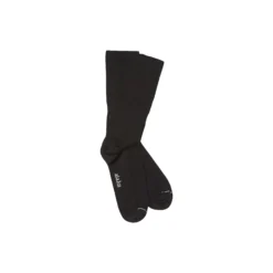 Cotton Rib Socks, black