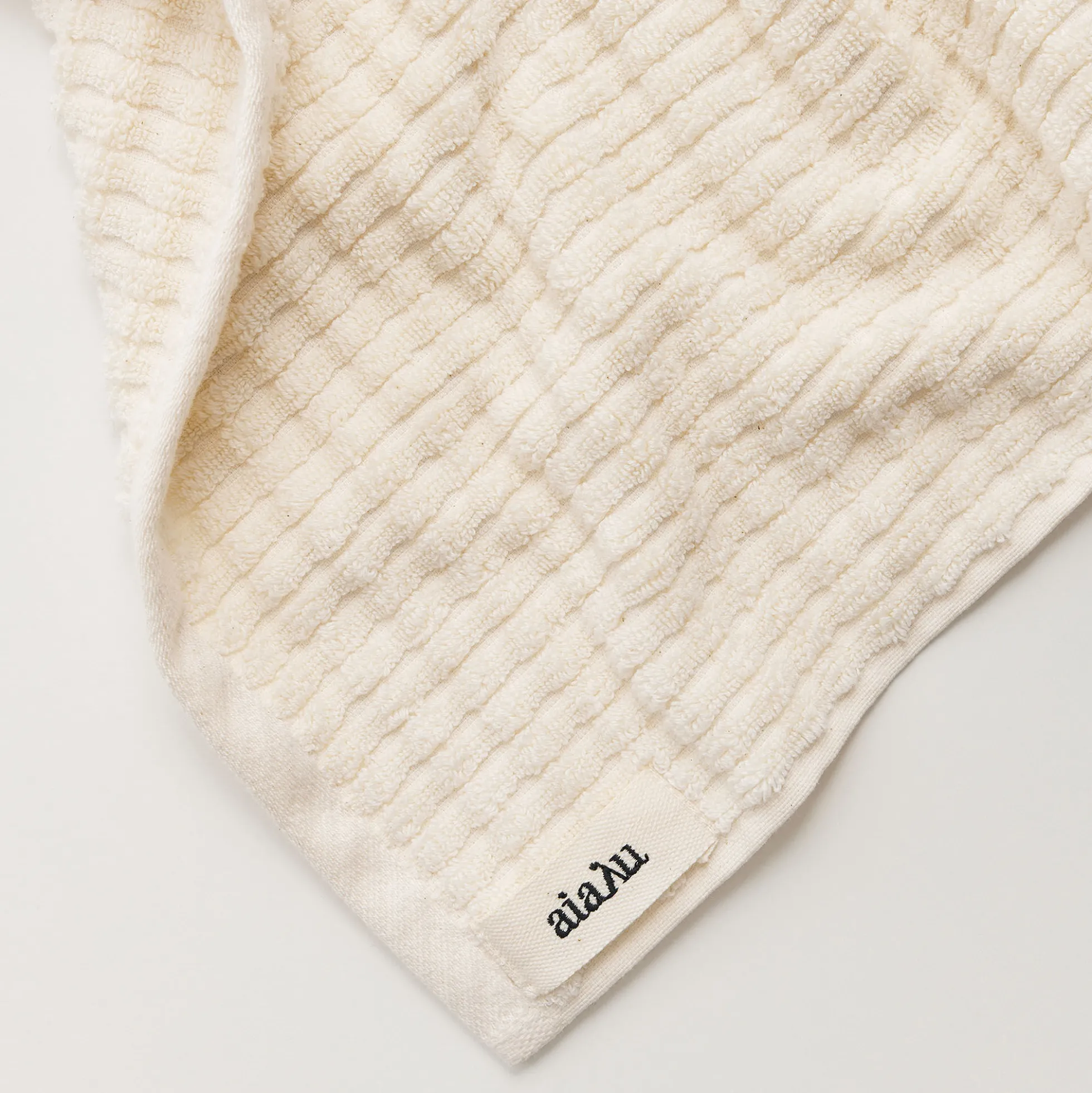 Cotton Senshu Towel, pure ecru