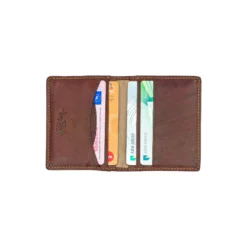 Creditcard Wallet Fold, dark brown