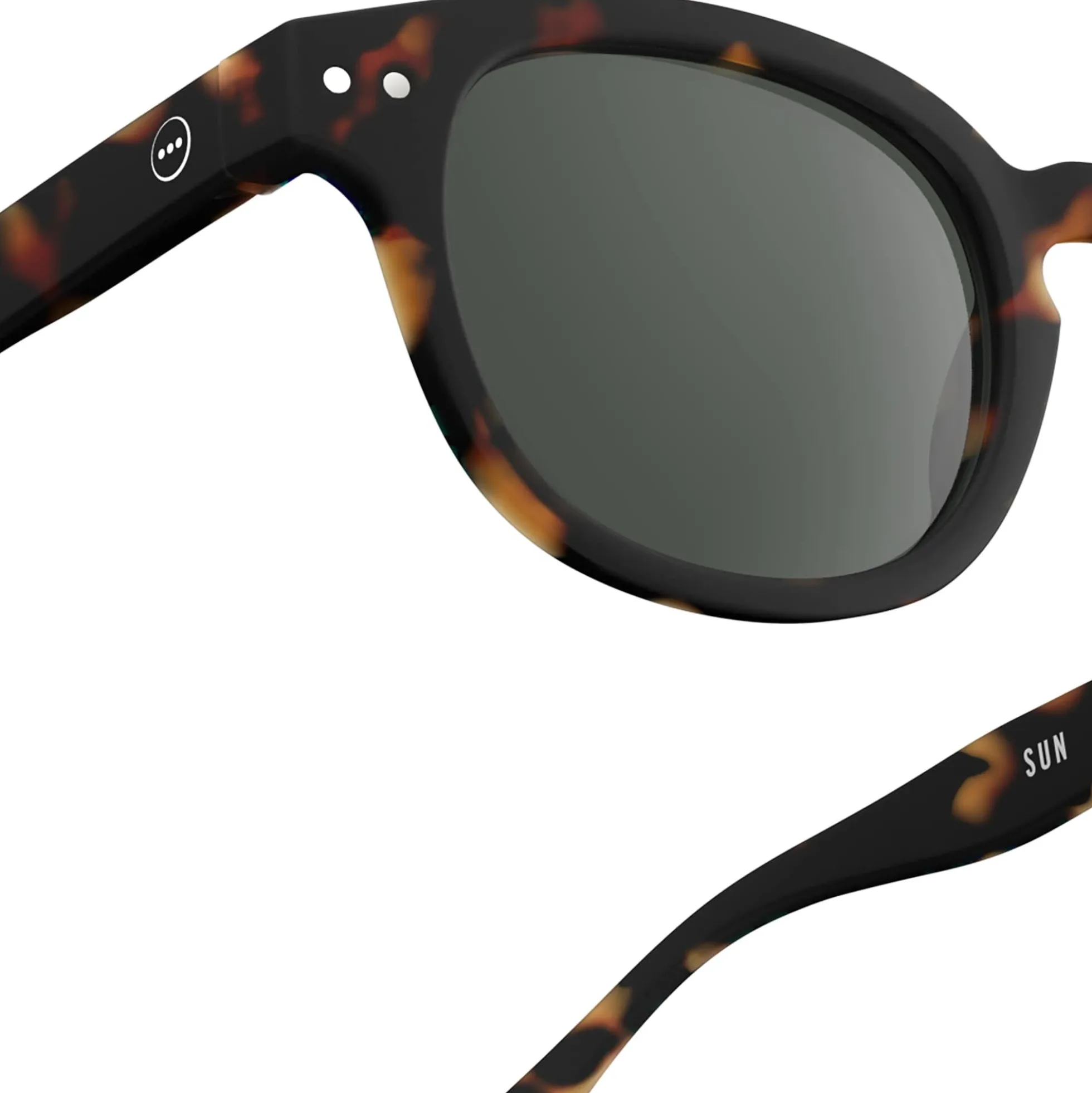 #C SUN solbriller, tortoise