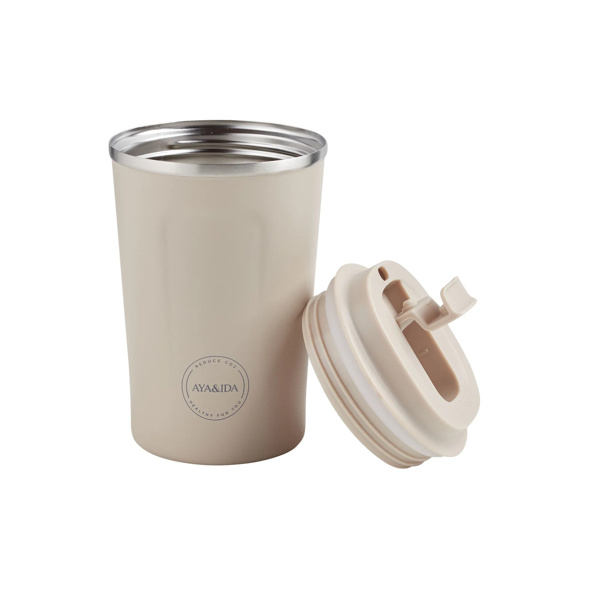 CUP2GO, cream beige