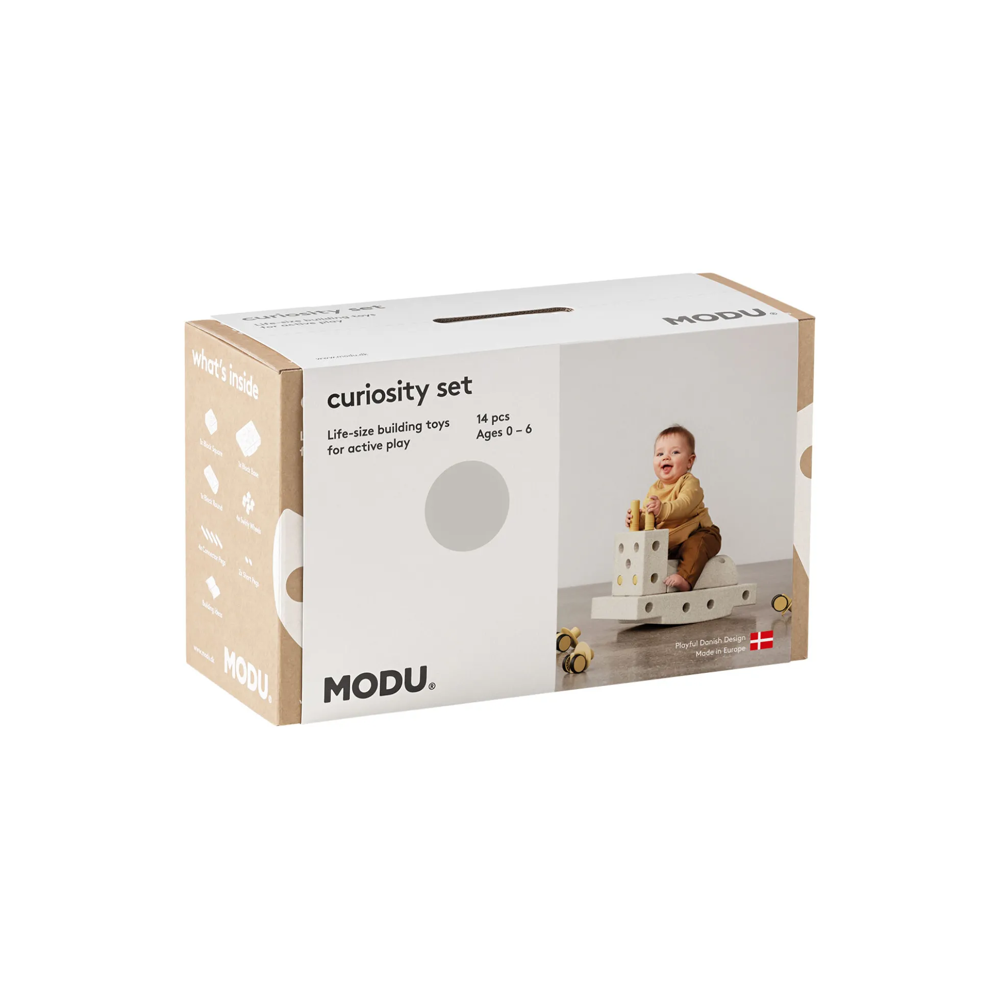 Curiosity sæt, sand grey/honey yellow