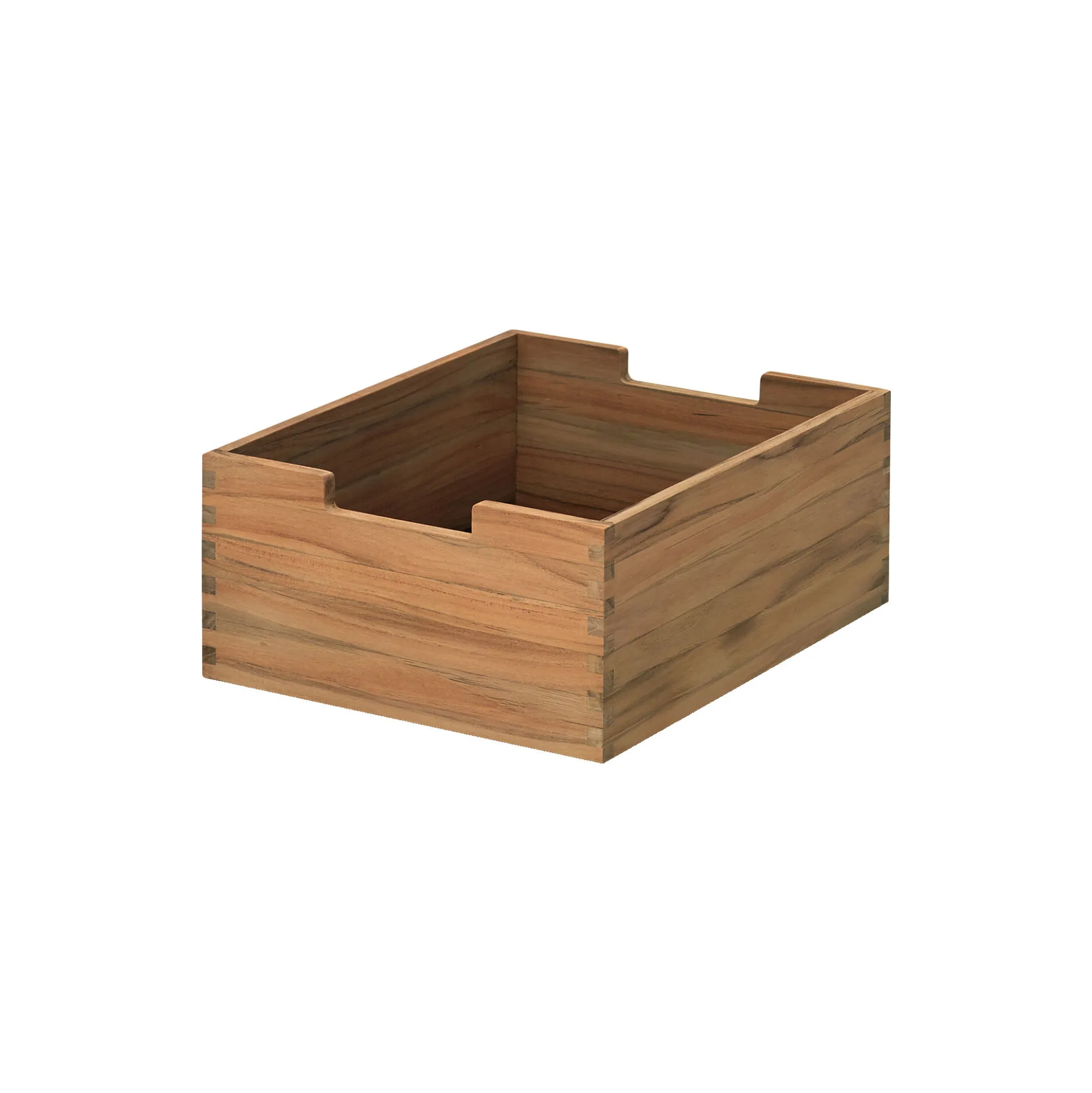 Cutter Box Low, teak
