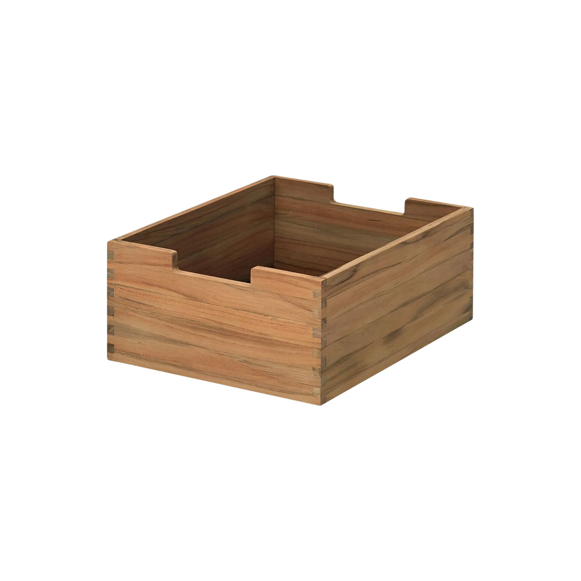 Cutter Box Low, teak