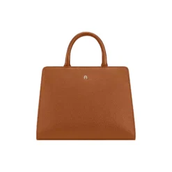 Cybill Cestino Handbag M, cognac brown