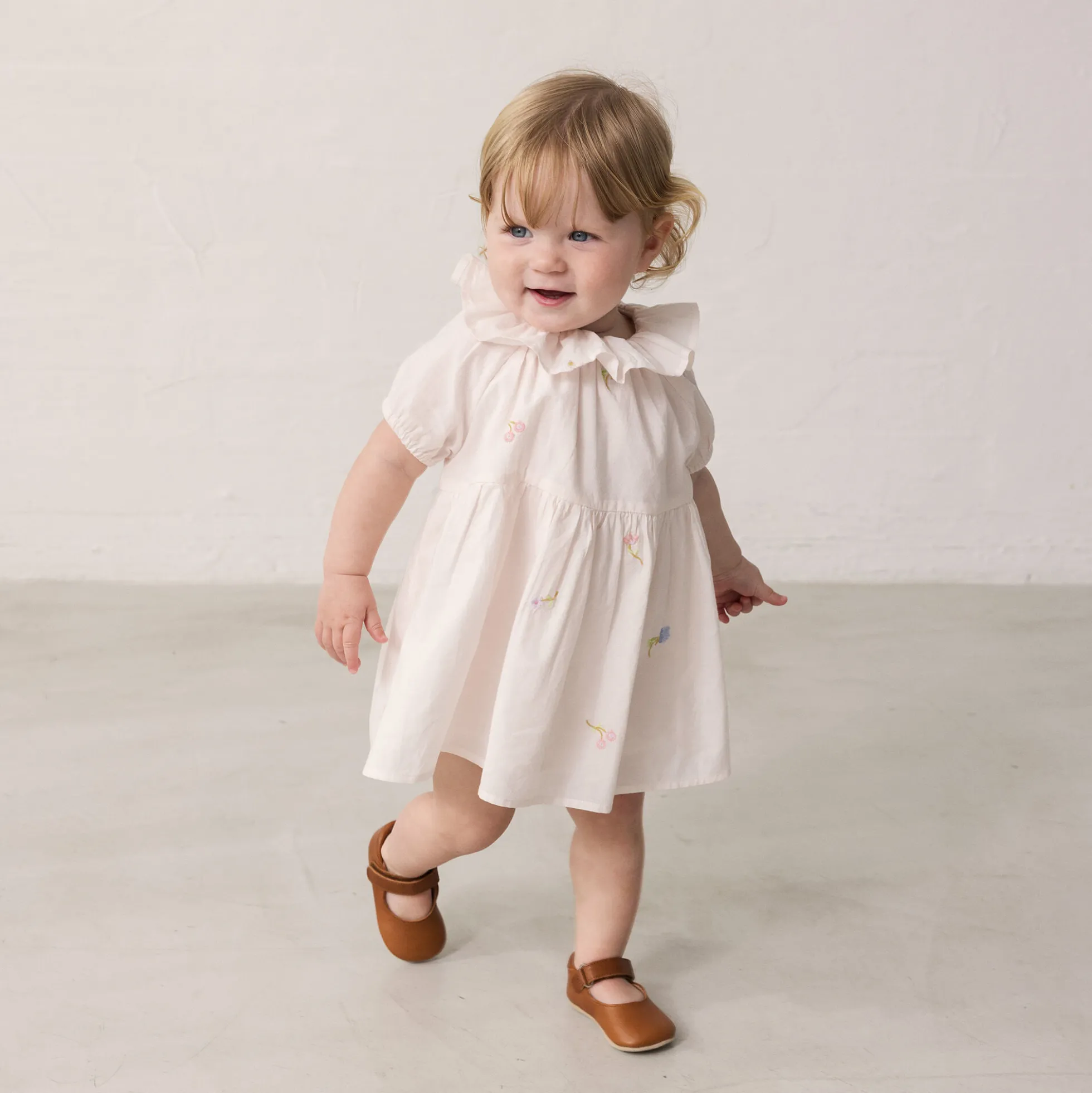 Dalino Dress, summer embroidery