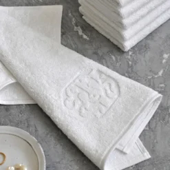 DAMASK TERRY vaskeklud, white