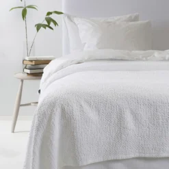 Dani sengetæppe, white