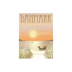 DANMARK klitterne plakat