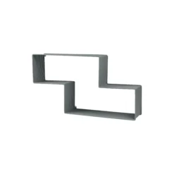 Dédal Shelf, stone grey semi matt