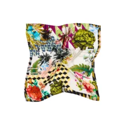 DECOUPAGE Tørklæde, rød
