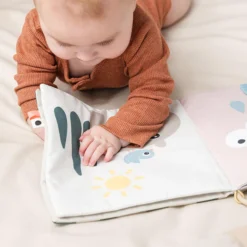 Deer Friends tummy time stofbog, colour mix
