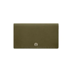 Delia Bill and card case, dark olive