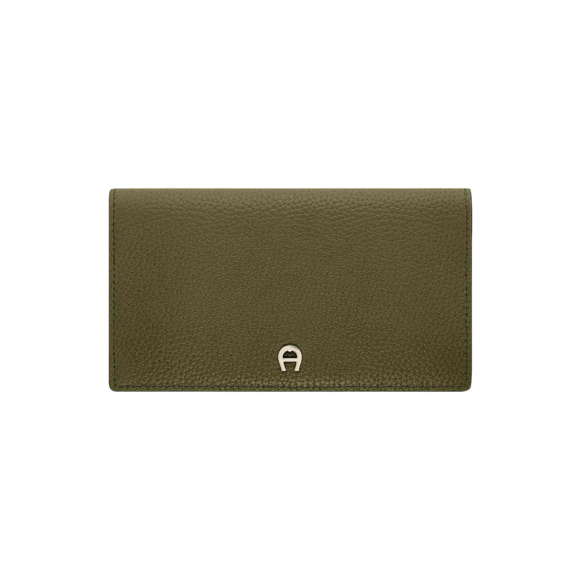Delia Bill and card case, dark olive