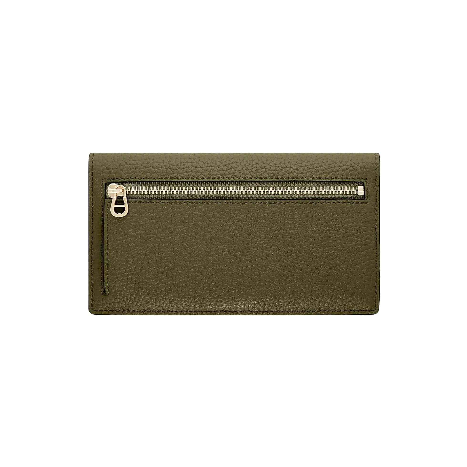 Delia Bill and card case, dark olive