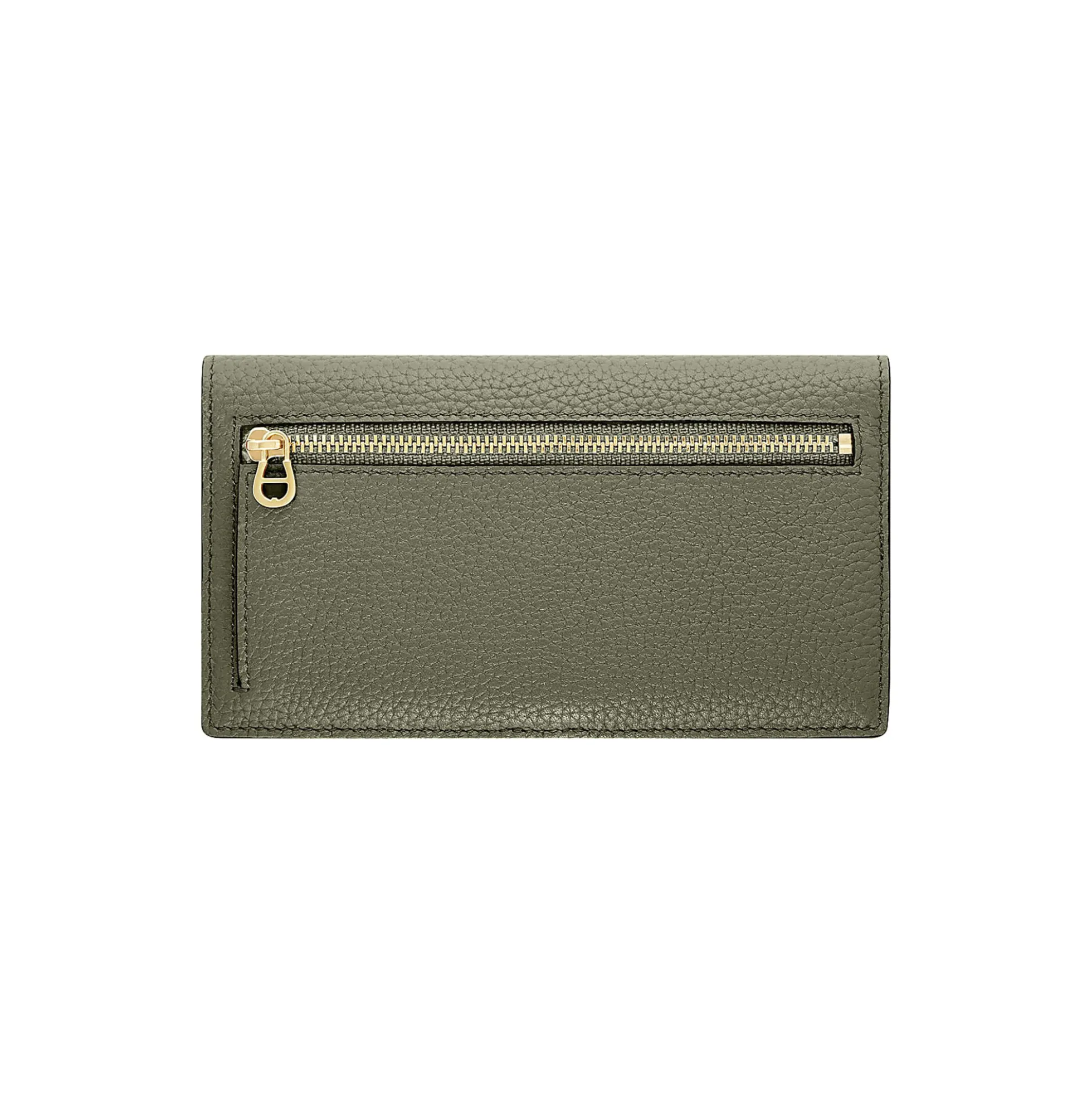 Delia bill and card case, moss green